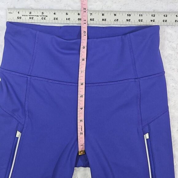 Athleta Rainier High Rise Bootcut Pant Noble Blue Womens Small 467899 Hiking Ski - Picture 9 of 12